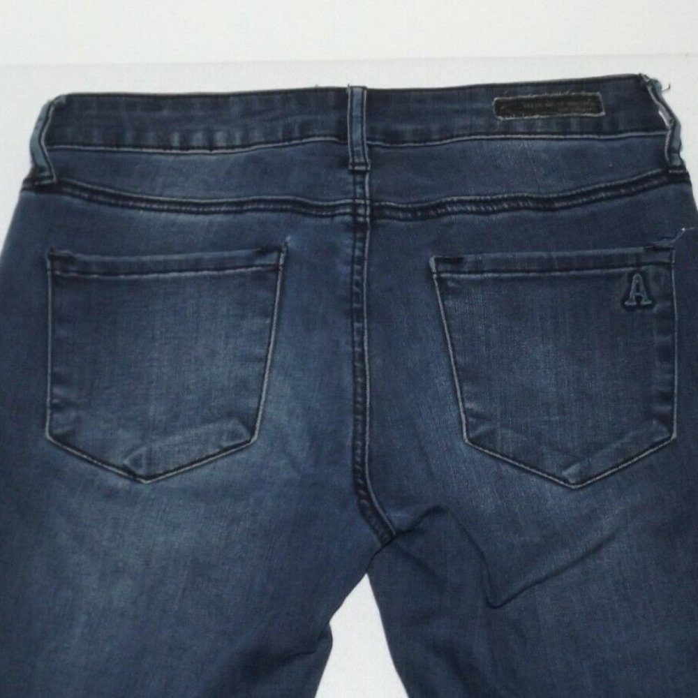Articles Of Society Size 24 Jeans Skinny Medium Wash Stretch Denim Blue #0084